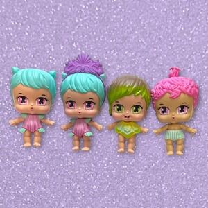 Jay At Play Boxy Babies Figures Dolls Charlie Boy & Girls Bundle Lot of 4